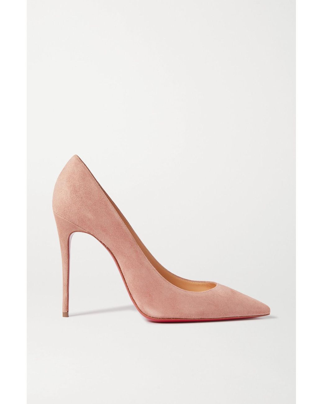 Christian Louboutin Kate 100 Suede Pumps