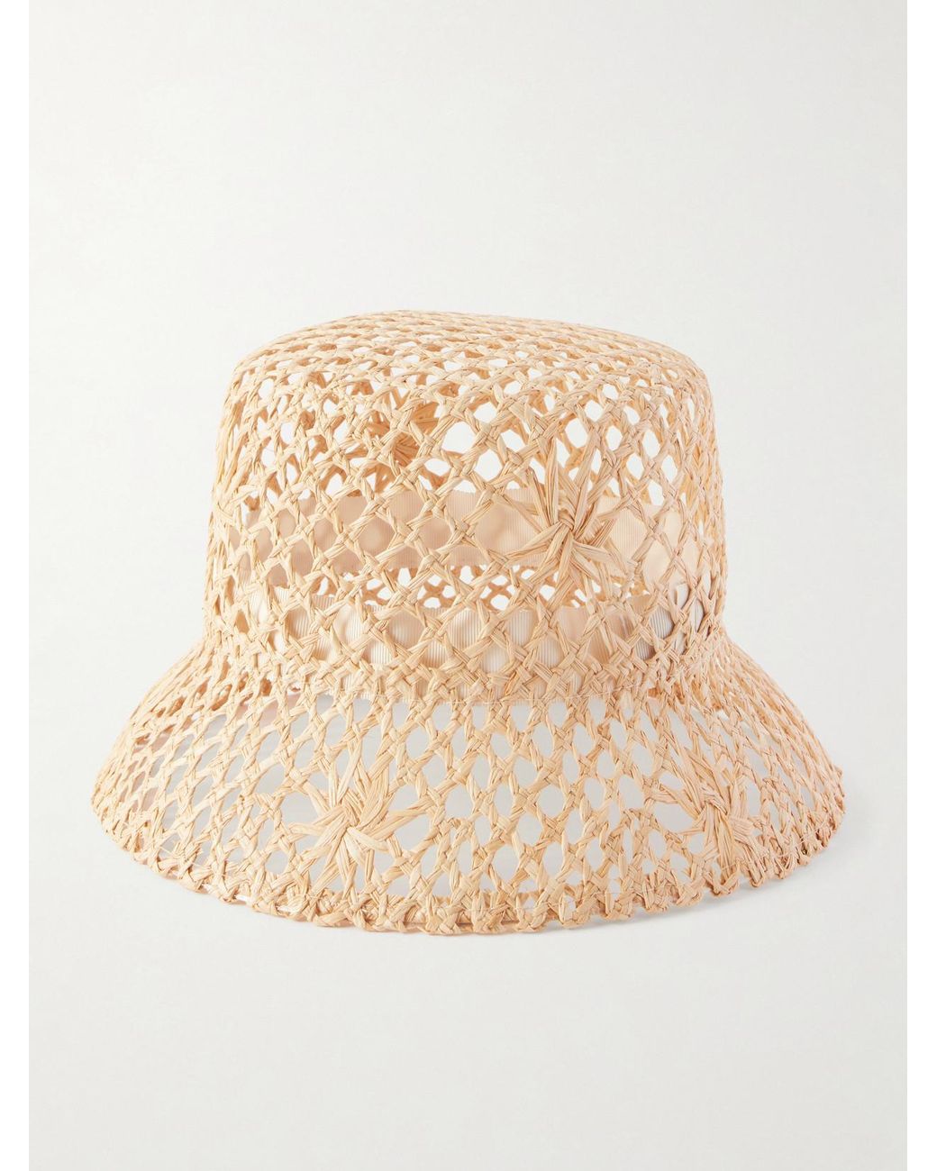 Eugenia Kim Natural Jonah Raffia Bucket Hat