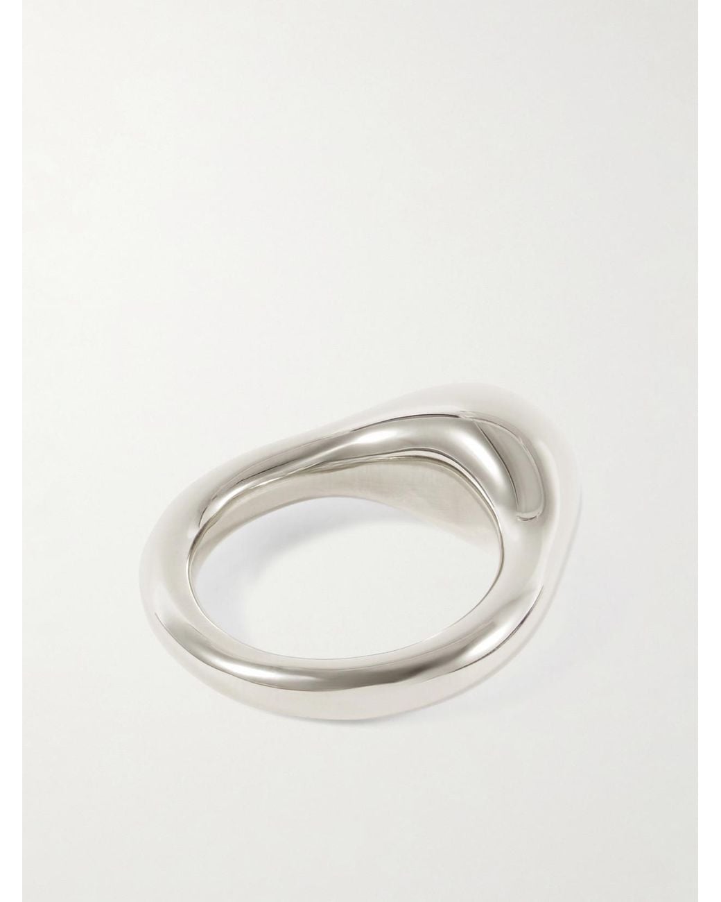 LIE STUDIO White The Chloe Sterling Ring