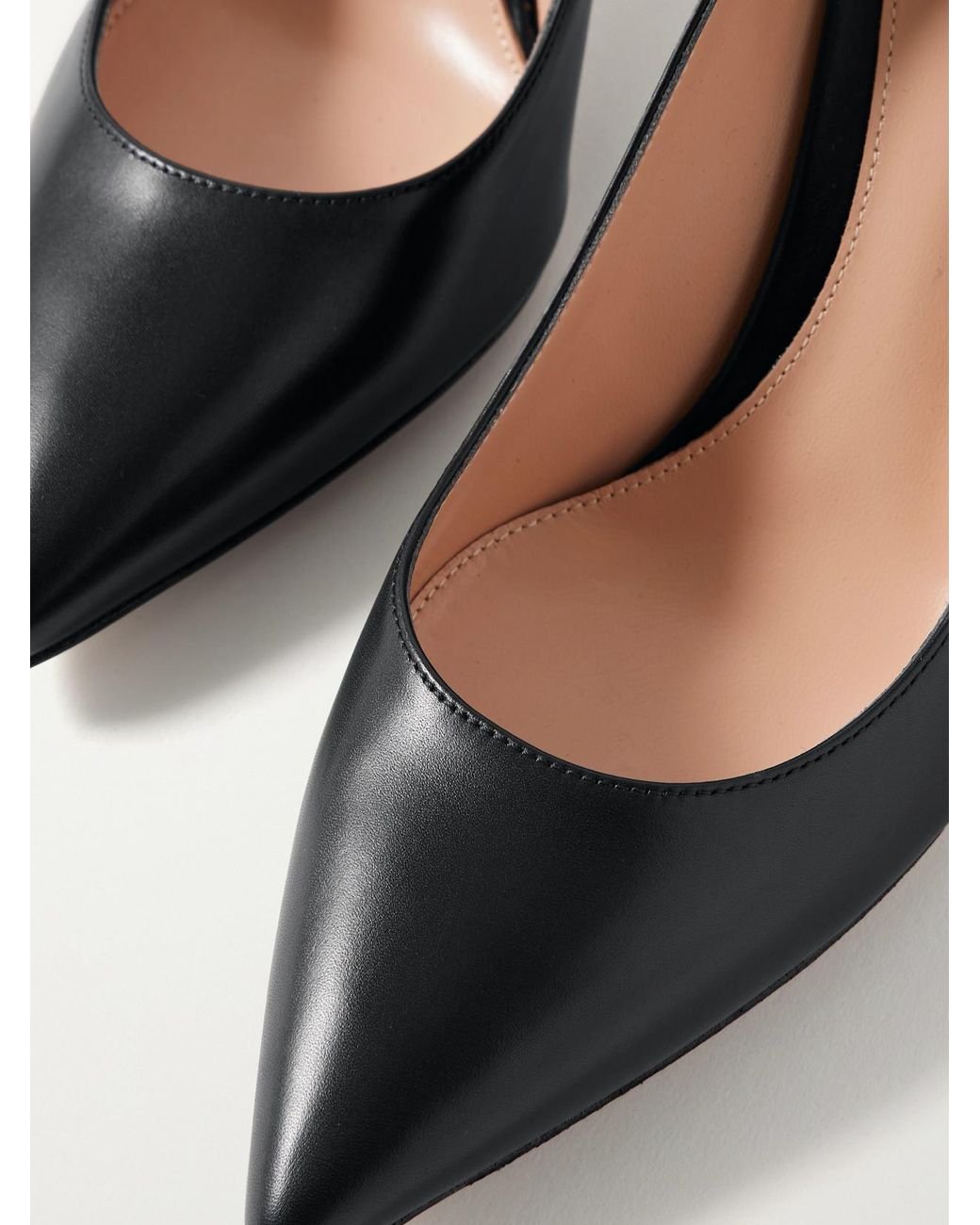Gianvito Rossi Black Gianvito 70 Leather Pumps