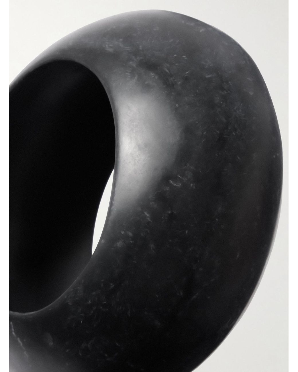 Dinosaur Designs Black Boulder Resin Bangle