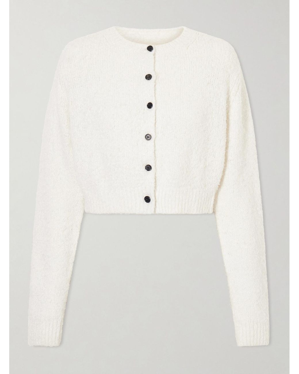 Khaite Natural Paloma Linen-Blend Cardigan