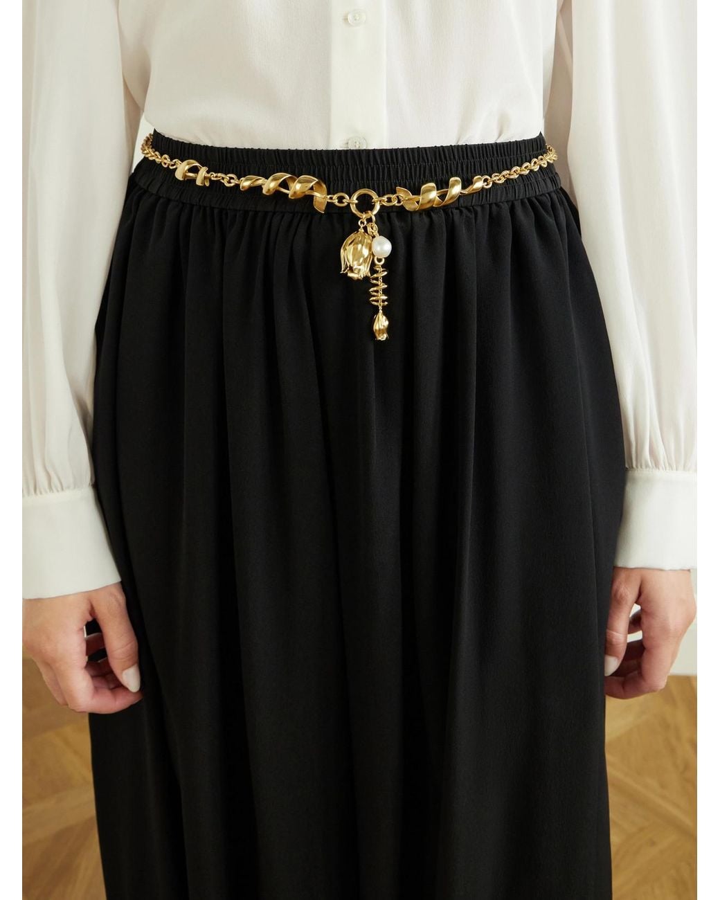 Chloé Natural Tone And Resin Belt