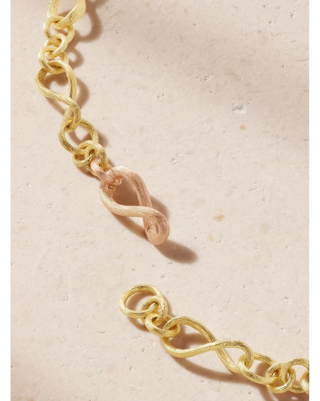 Ole Lynggaard Copenhagen Natural Love Collier Mini 18-Karat And Rose Necklace