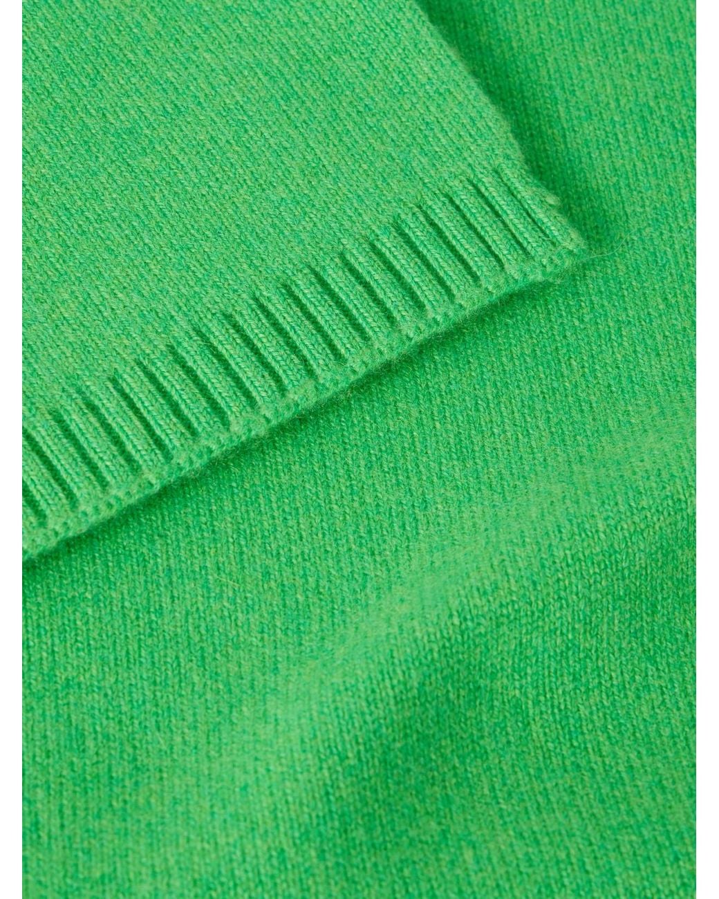 Lisa Yang Green Frederica Cashmere Scarf