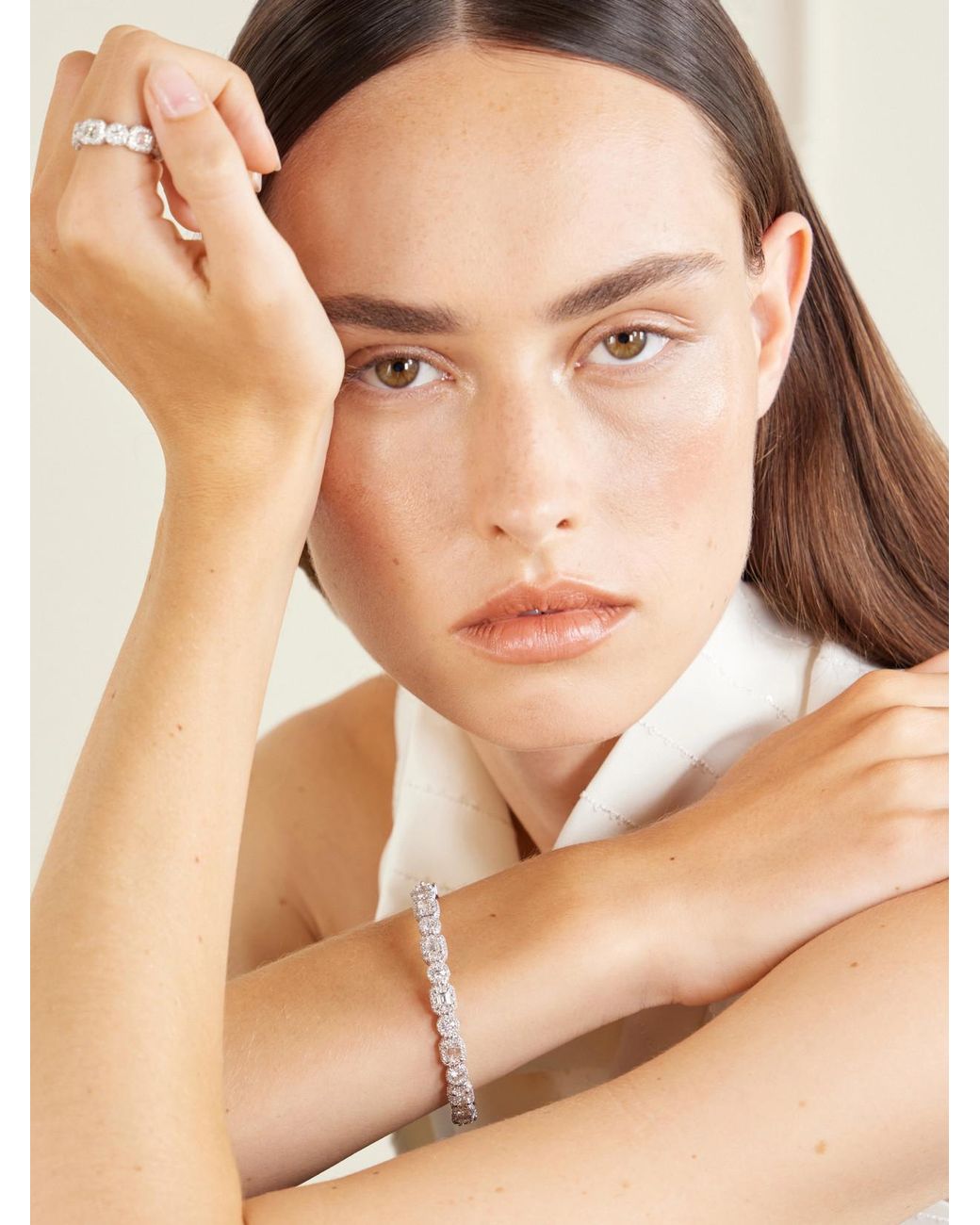 David Morris Natural Eternity 18-Karat Diamond Ring