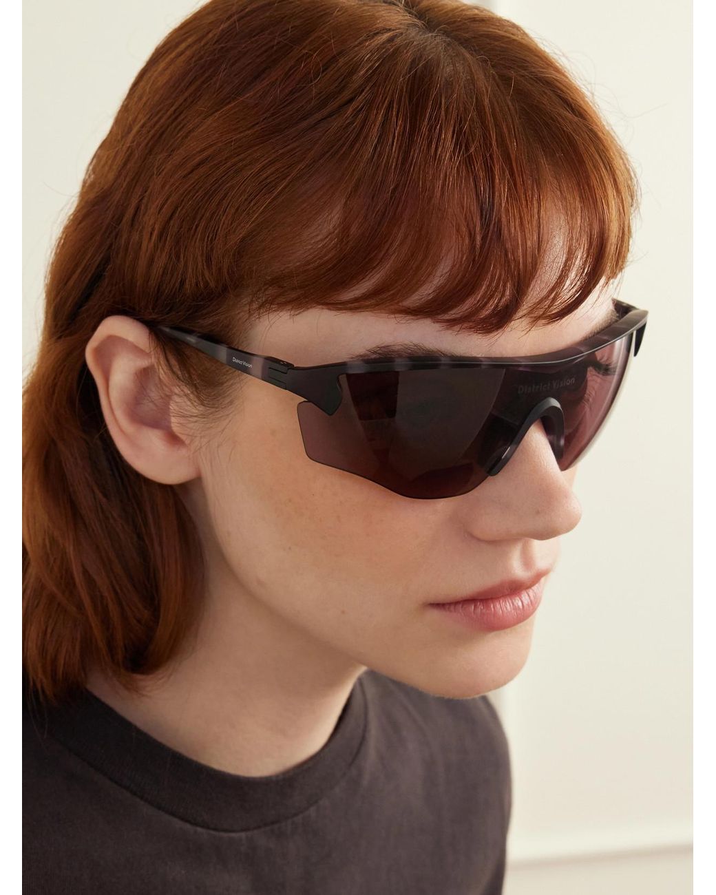 District Vision Purple Junya Racer D-Frame Polycarbonate Sunglasses