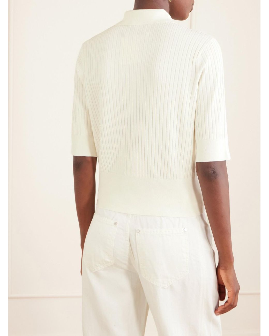 Twp Natural Ribbed Jersey Shirt