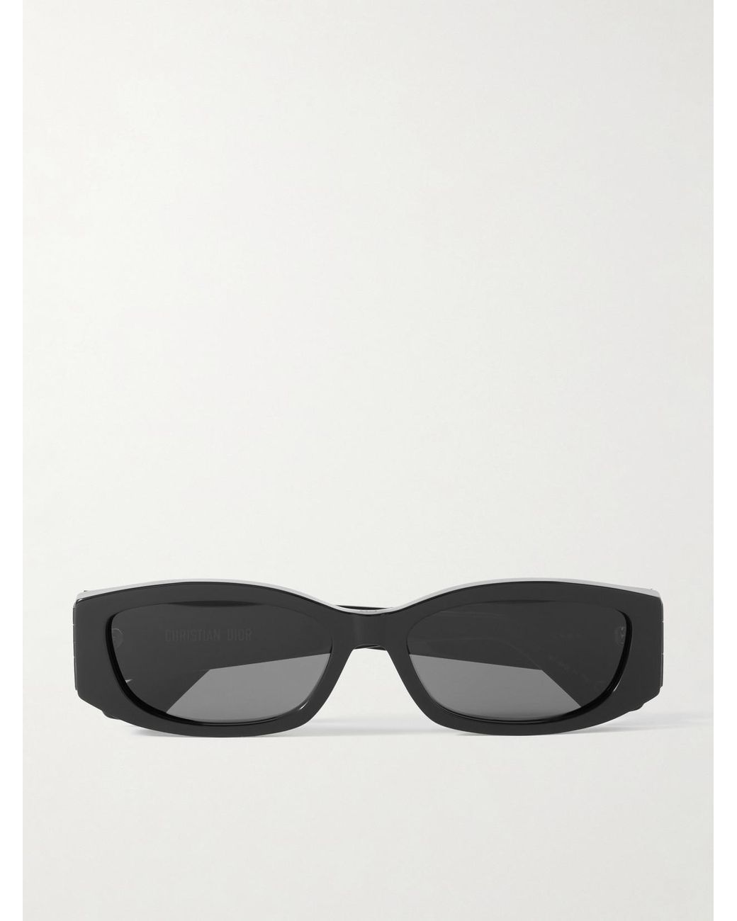 Dior Black Diorgraphique S1I Rectangular-Frame Acetate Sunglasses