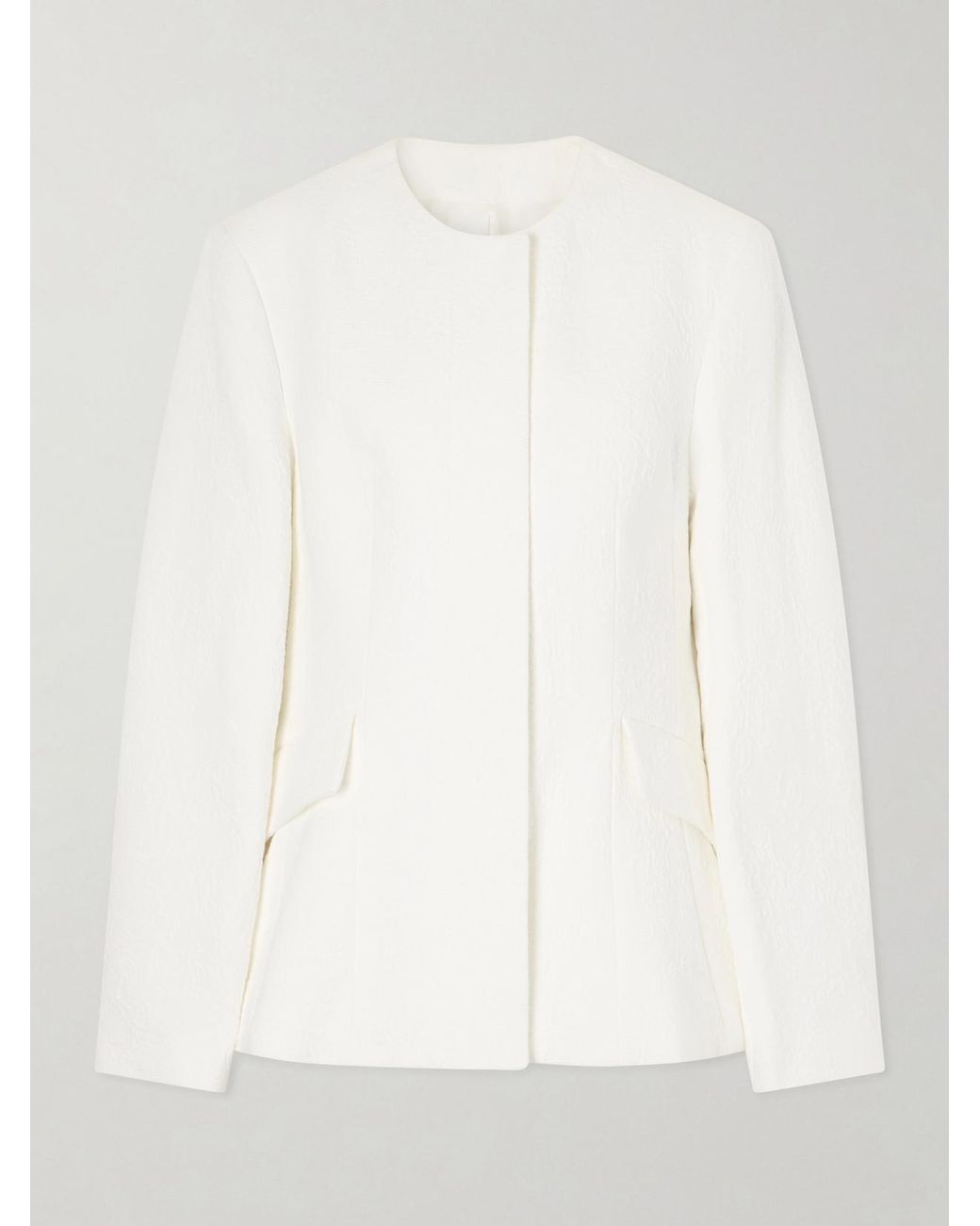 Totême Natural Cotton-Jacquard Jacket