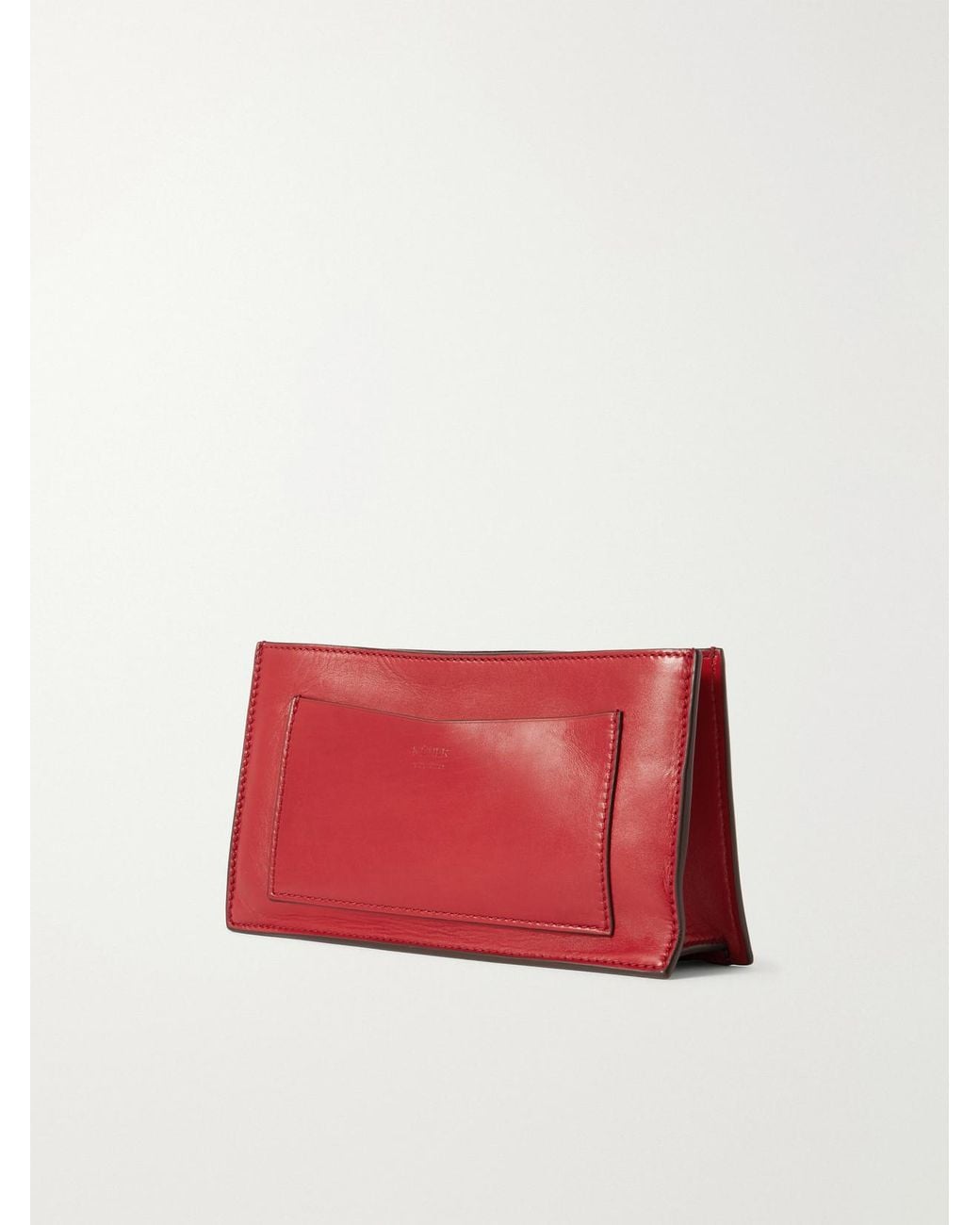 Metier Red Ease 22 Leather Clutch