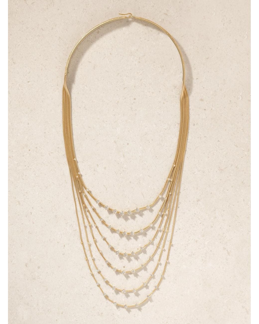 Fernando Jorge Natural Parallel 18-Karat Diamond Necklace
