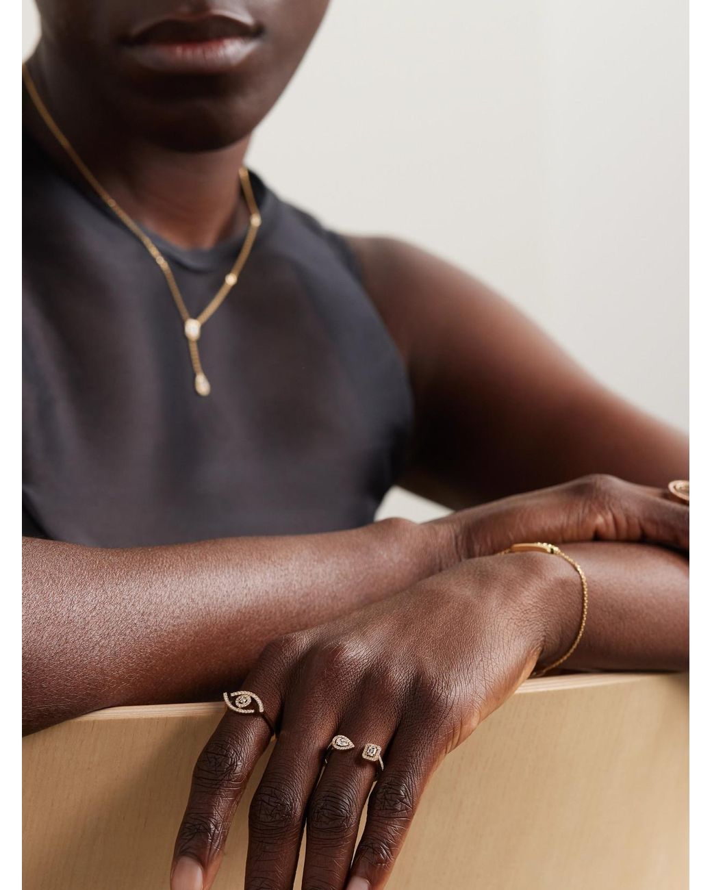 Messika Natural My Twin Toi & Moi 18-Karat Diamond Ring