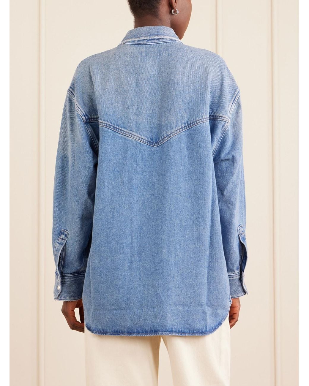 Agolde Blue Lotta Denim Shirt