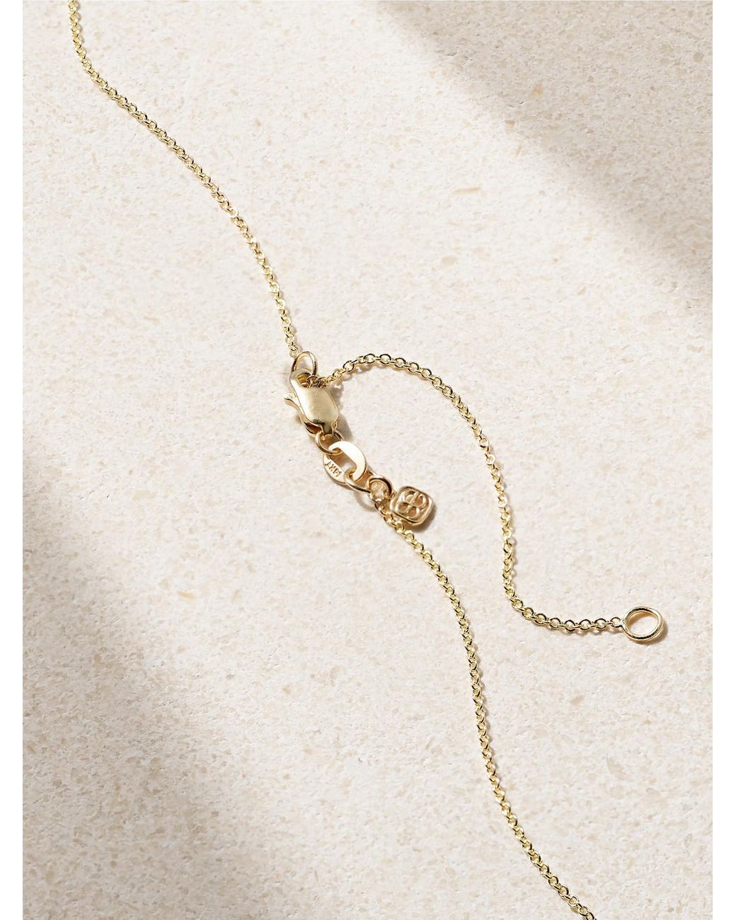 Sydney Evan Natural Icon Wallpaper Heart 14-Karat Diamond Necklace