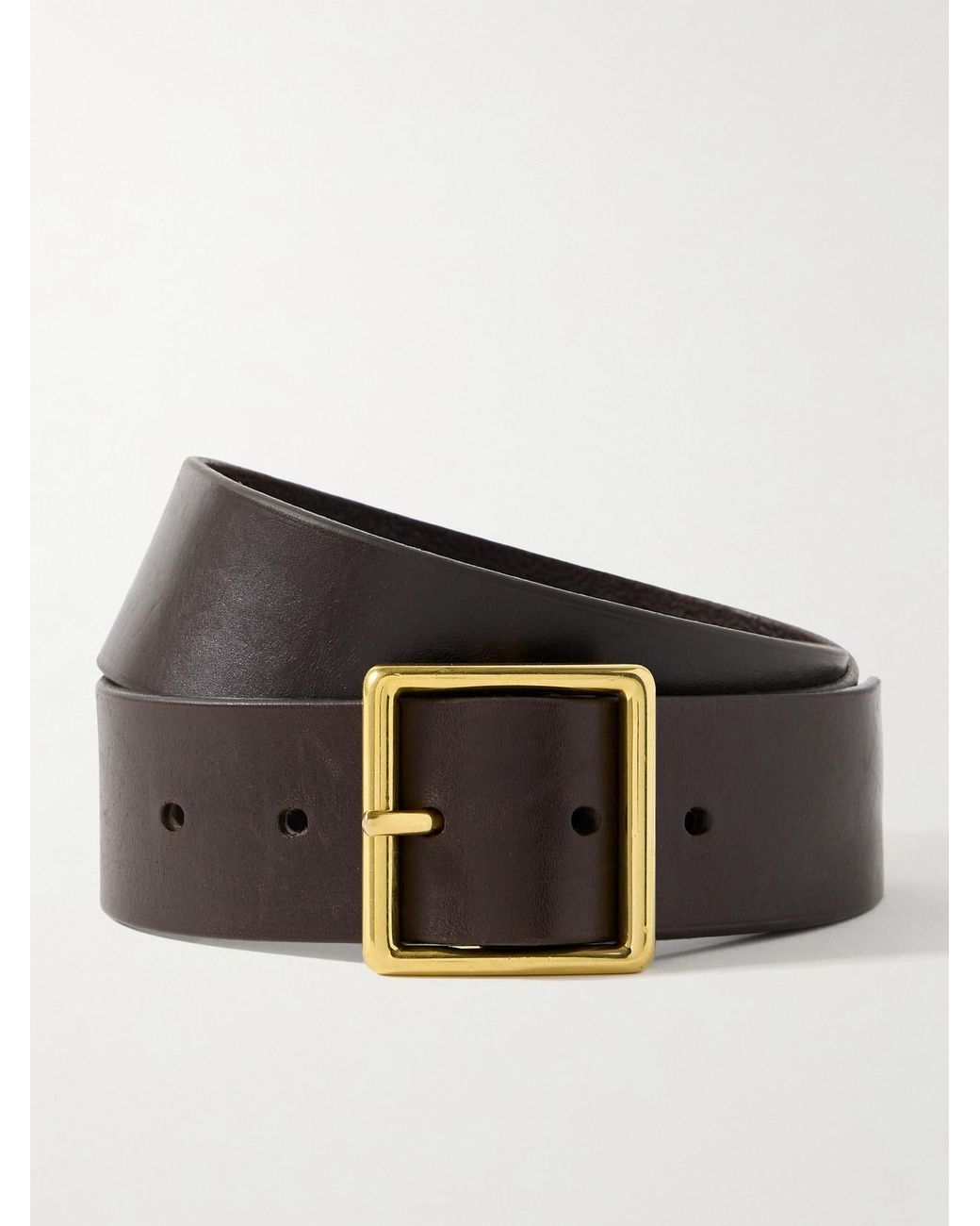 Nili Lotan Black Marcela Leather Belt