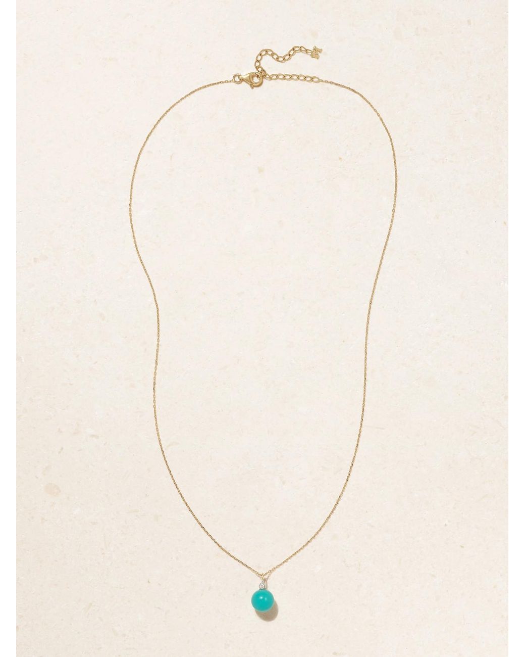 Mateo Blue 14-Karat, And Diamond Necklace