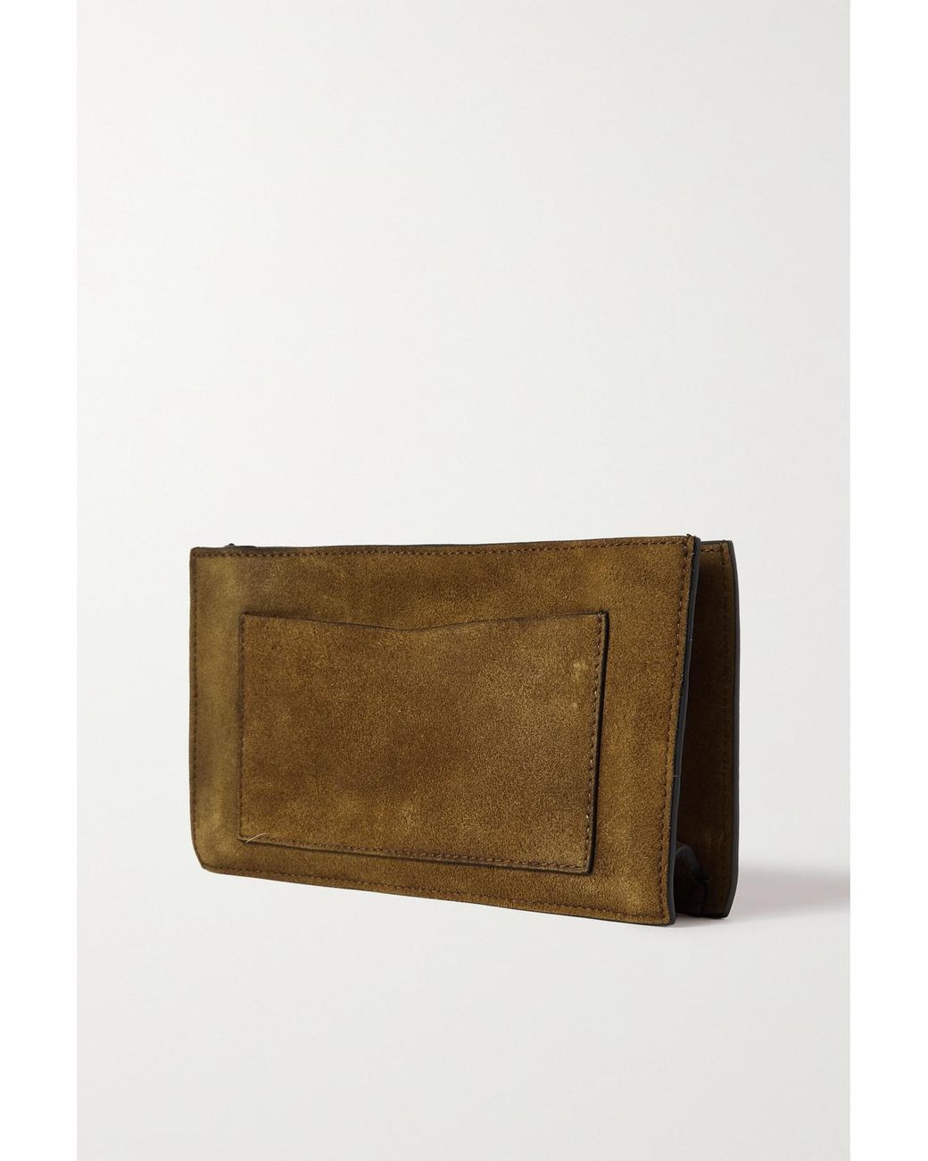 Metier Natural Fernando Jorge Ease Embellished Suede Clutch