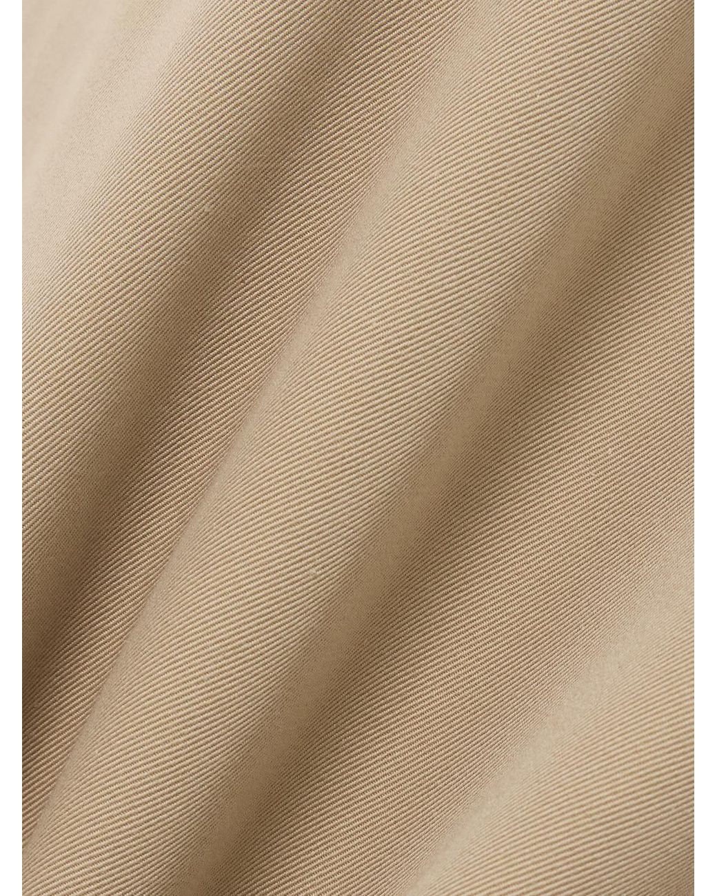 Burberry Natural Cotton-gabardine Coat