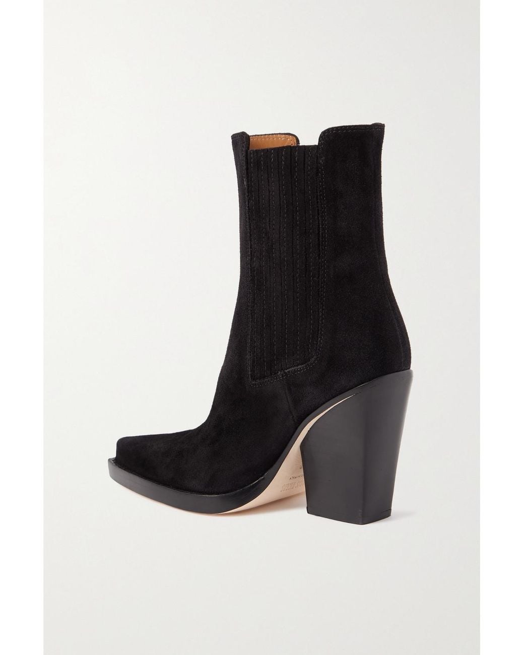 Paris Texas Black Dallas 100 Suede Ankle Boots