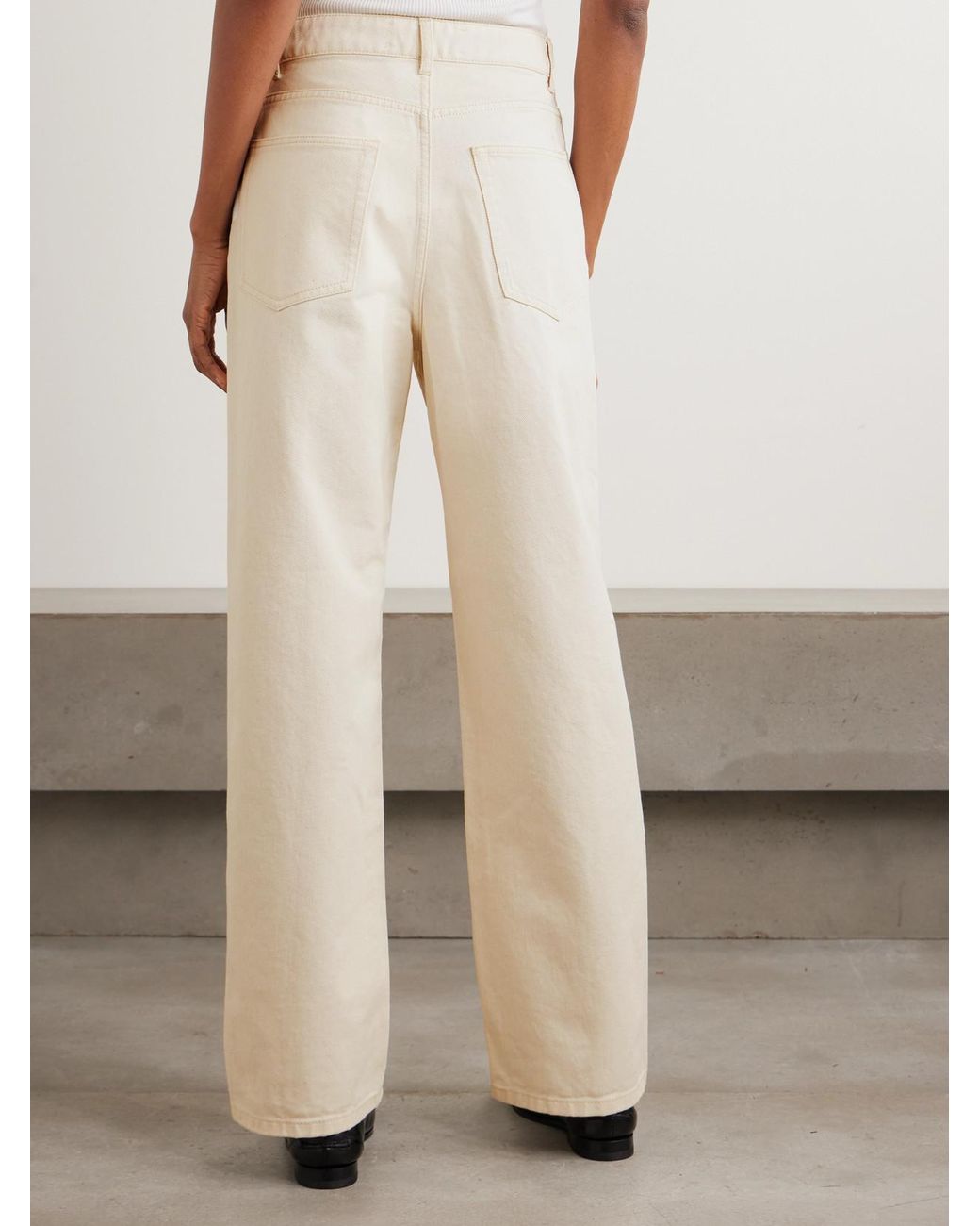 Rohe Natural High-Rise Wide-Leg Jeans