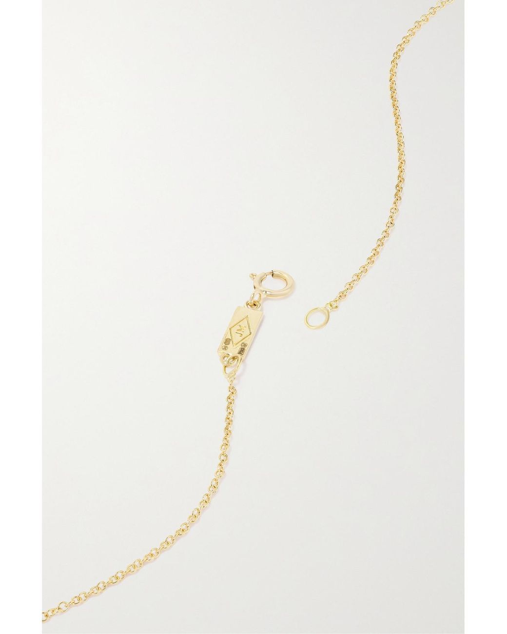 Jennifer Meyer Natural Small Open Heart 18-Karat Diamond Necklace
