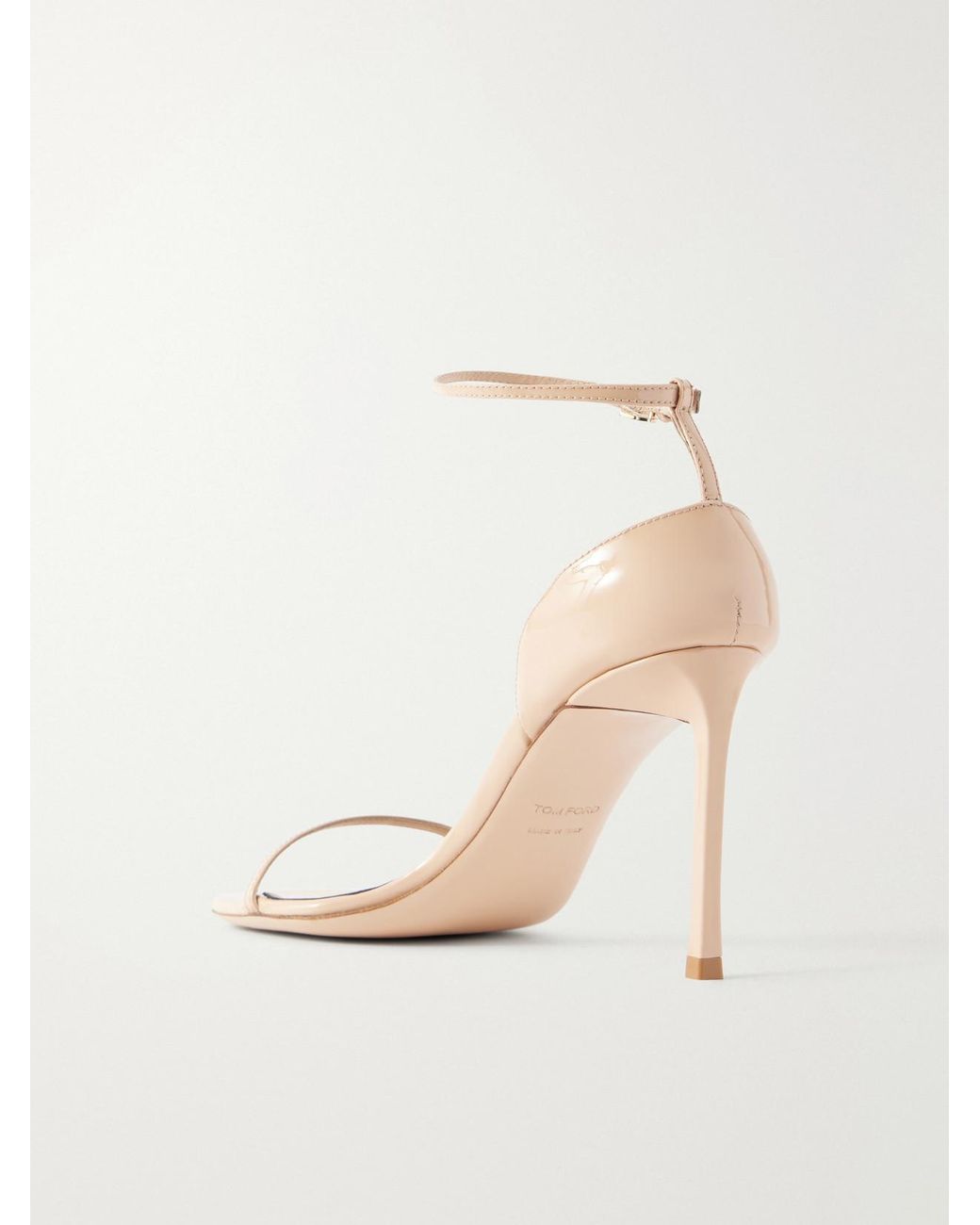 Tom Ford Natural Vertigo 85 Patent Leather Sandals
