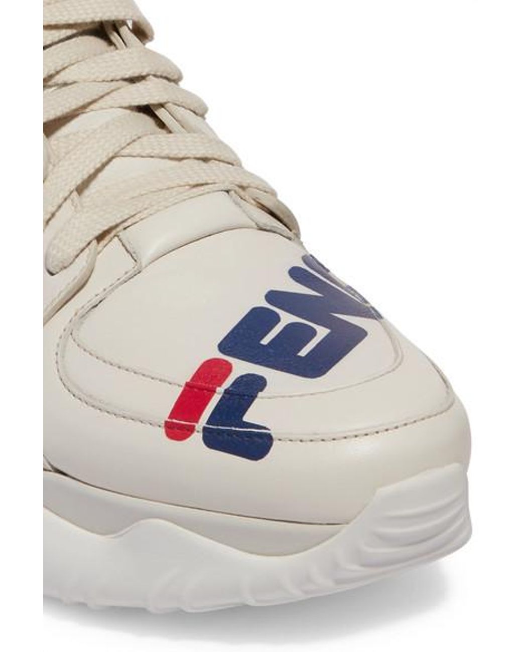 Fendi mania hot sale leather sneakers