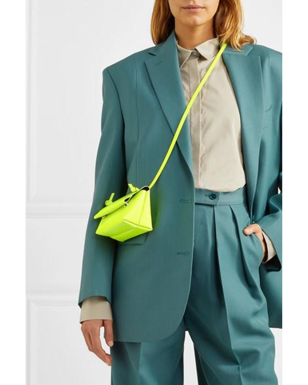 Mini neon shop bag