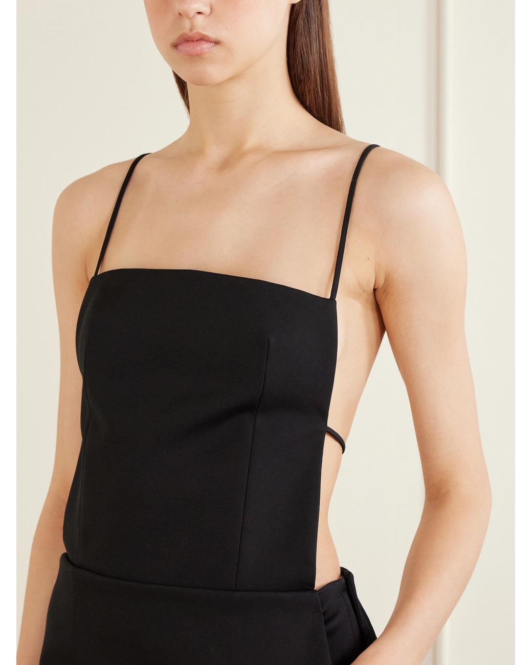 Calvin Klein Black Artemis Organic Cotton Midi Dress