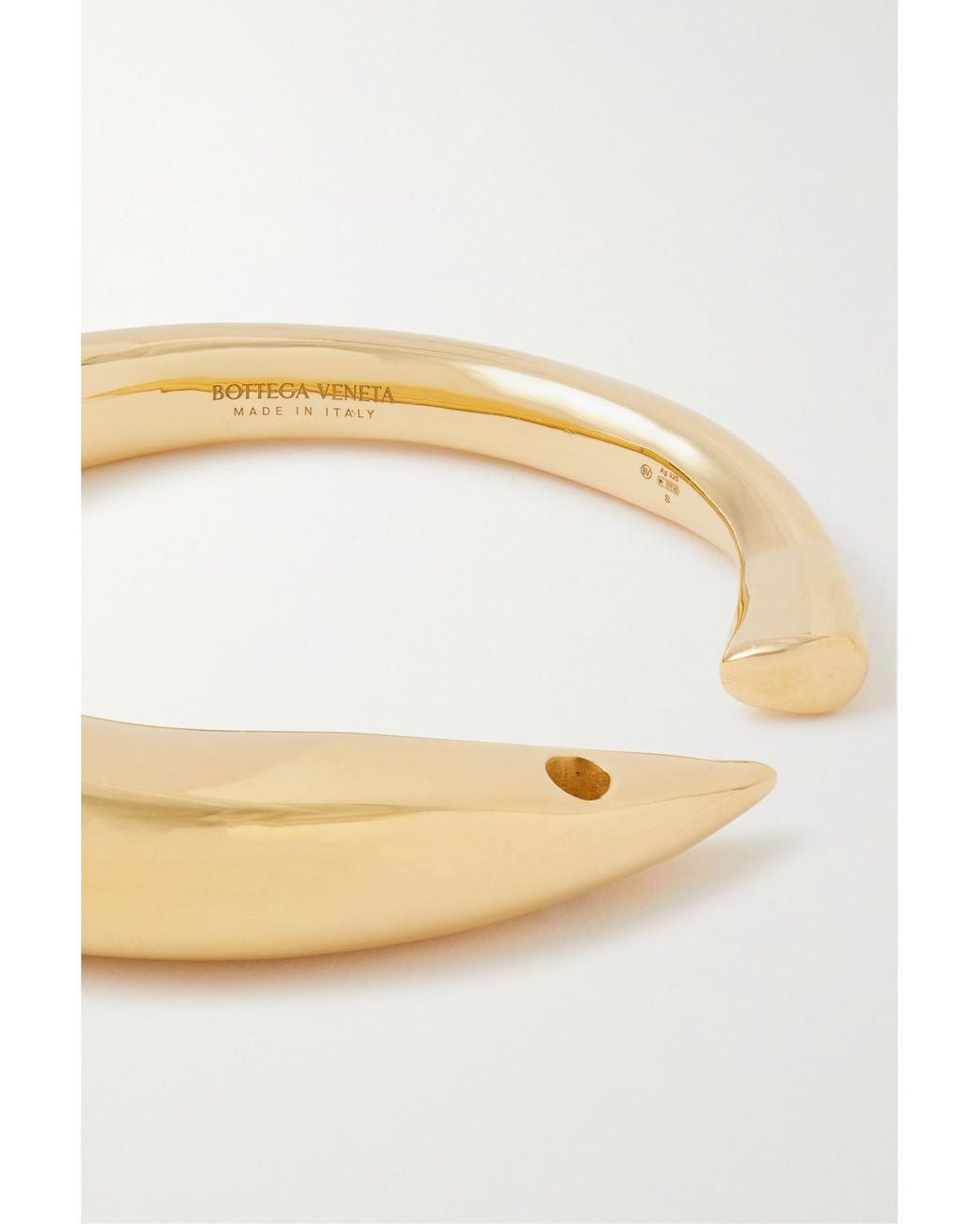 Bottega Veneta Natural Vermeil Cuff