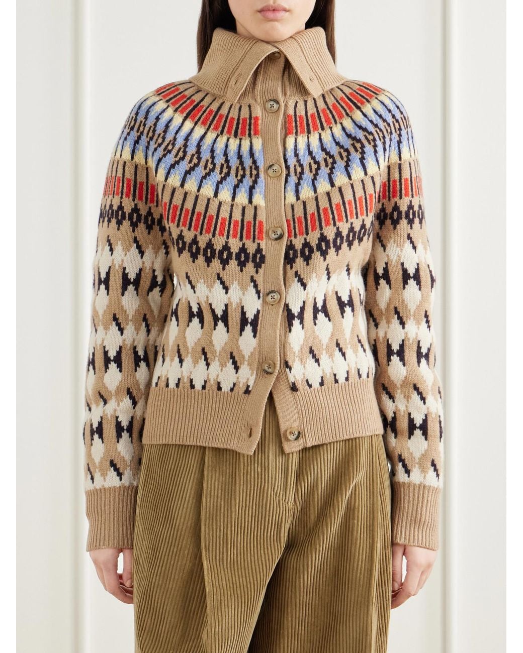 Polo Ralph Lauren Natural Wool And Cashmere-Blend Cardigan