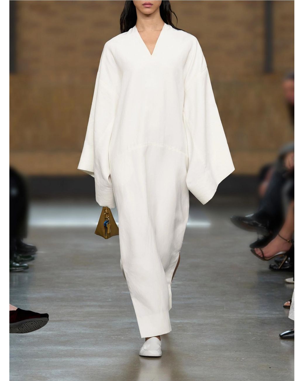 Calvin Klein White Blake Cotton Maxi Dress