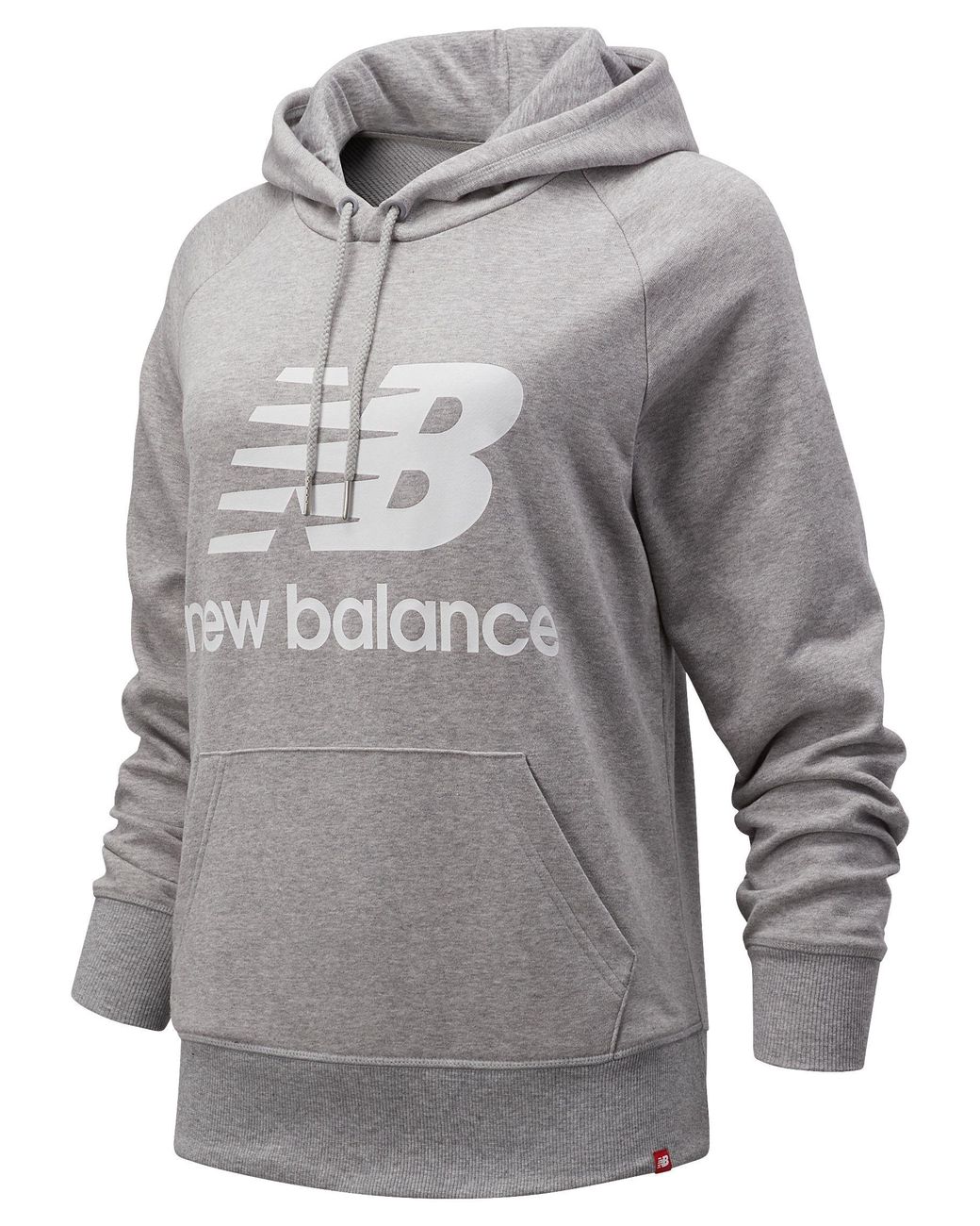 New Balance Nb Essentials Pullover Hoodie in Grey (Gray) Lyst