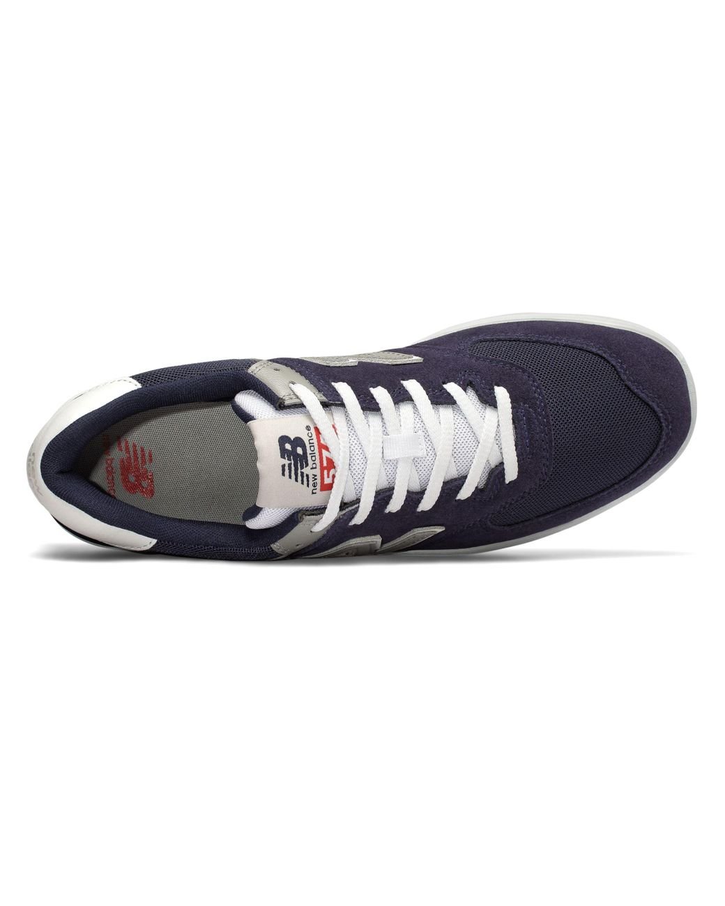 New Balance Am574 Mens Navy Blue Suede /& Textile Casual Trainers