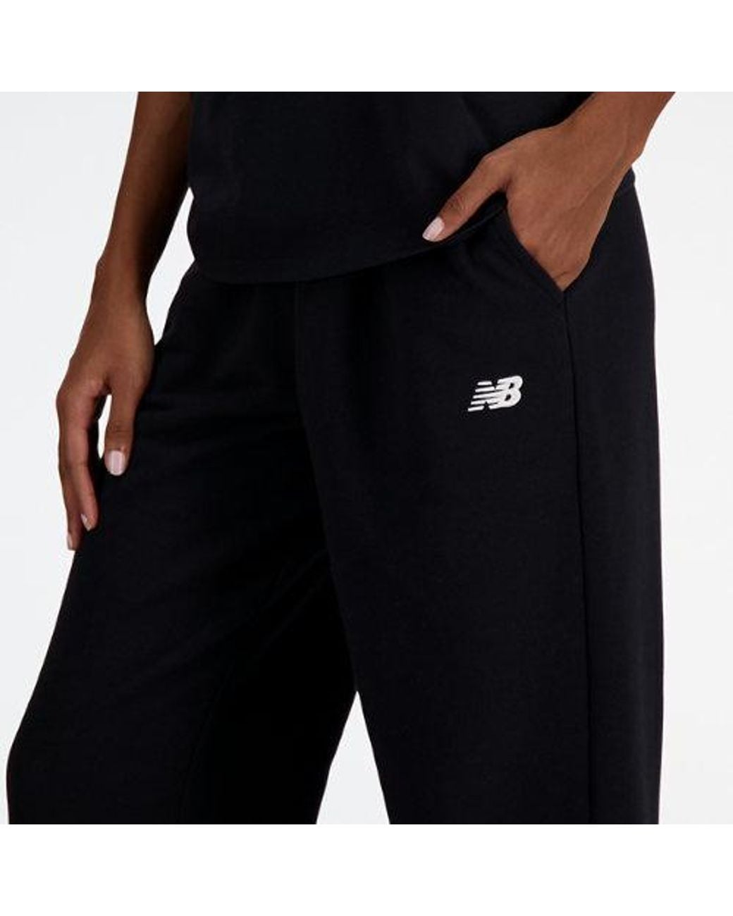 New Balance Black Sport Essentials French Terry Jogger