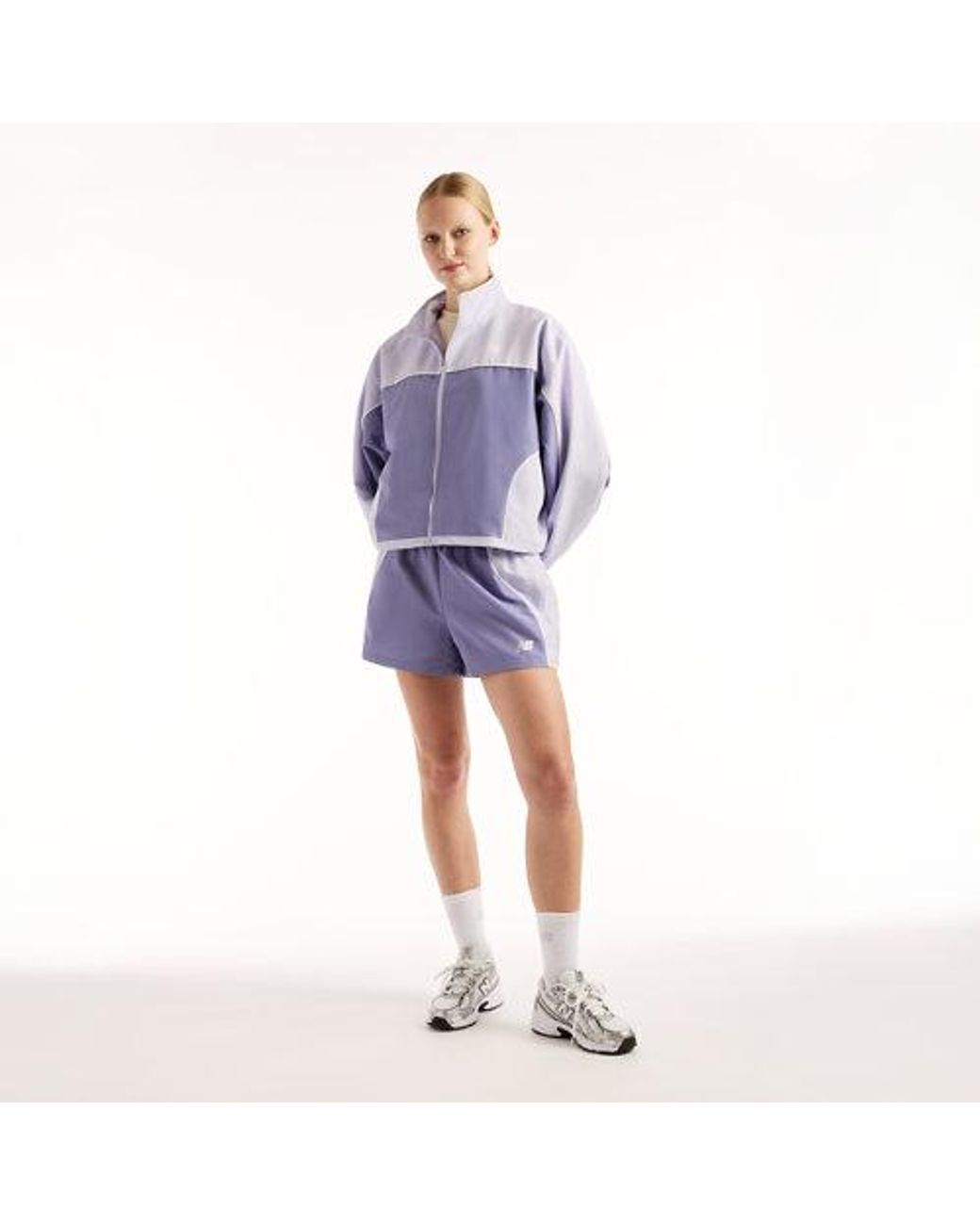 New Balance Purple Trackside Woven Jacket