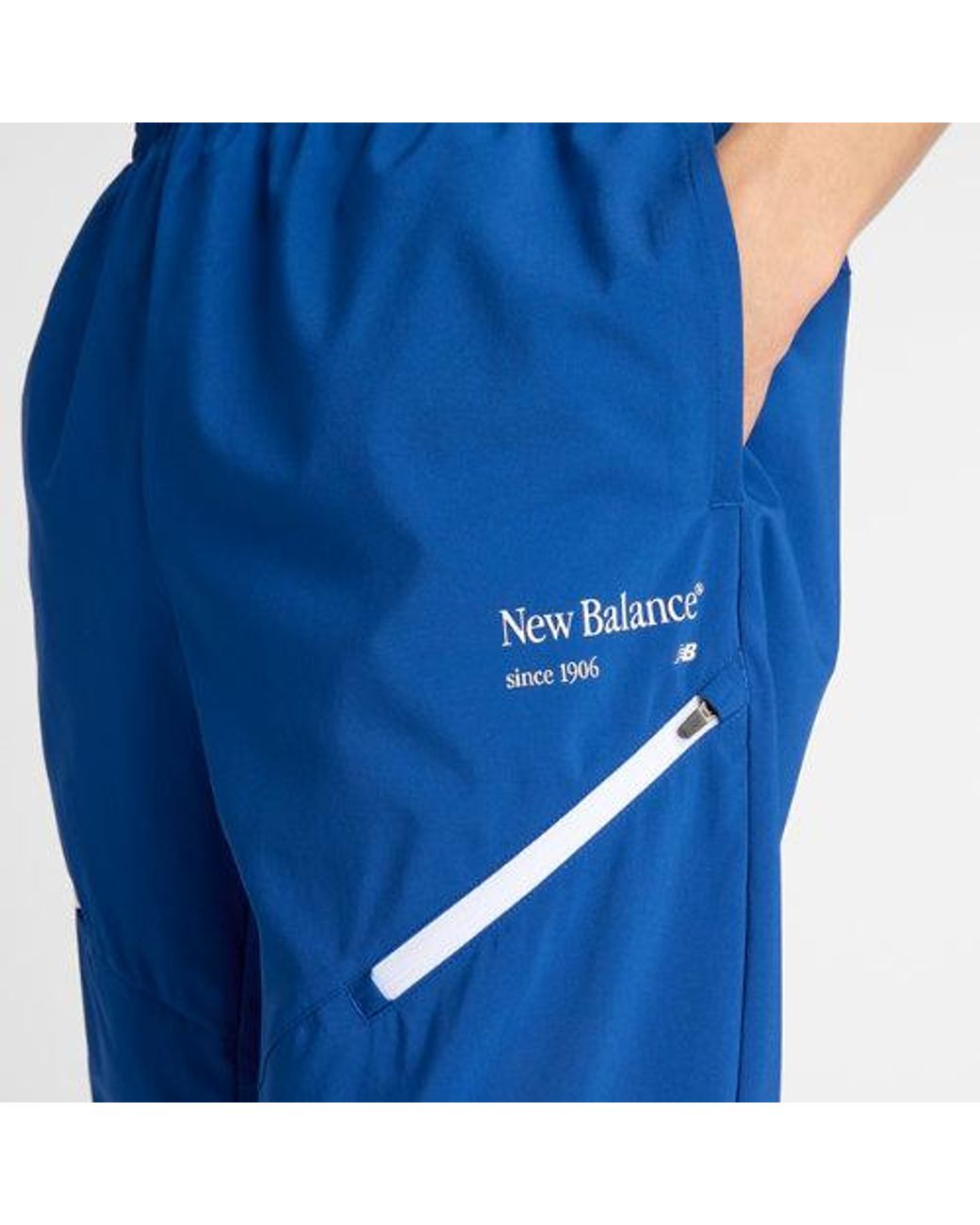 New Balance Blue Reimagined Woven Jogger for men