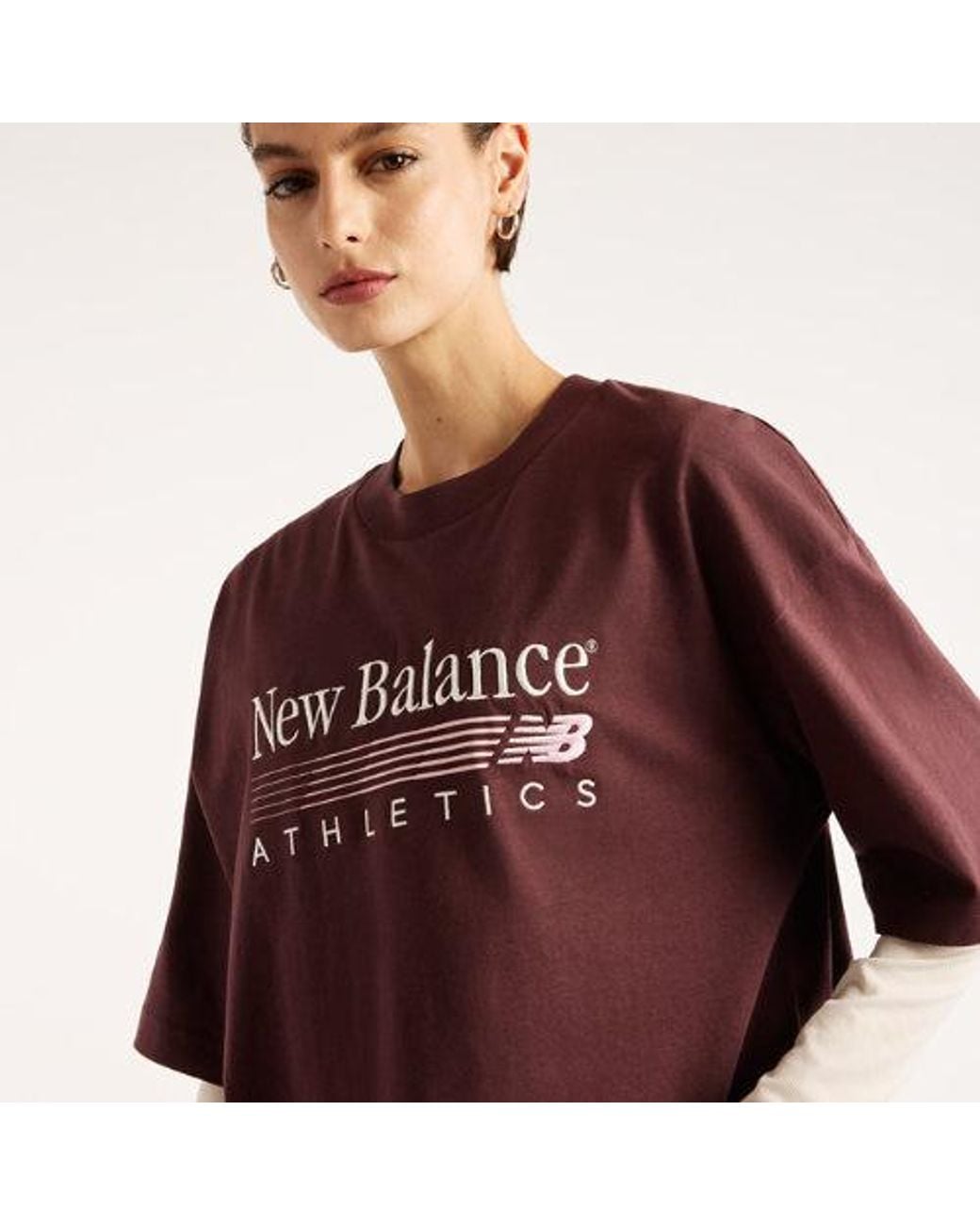 New Balance Brown Trackside Oversized T-Shirt