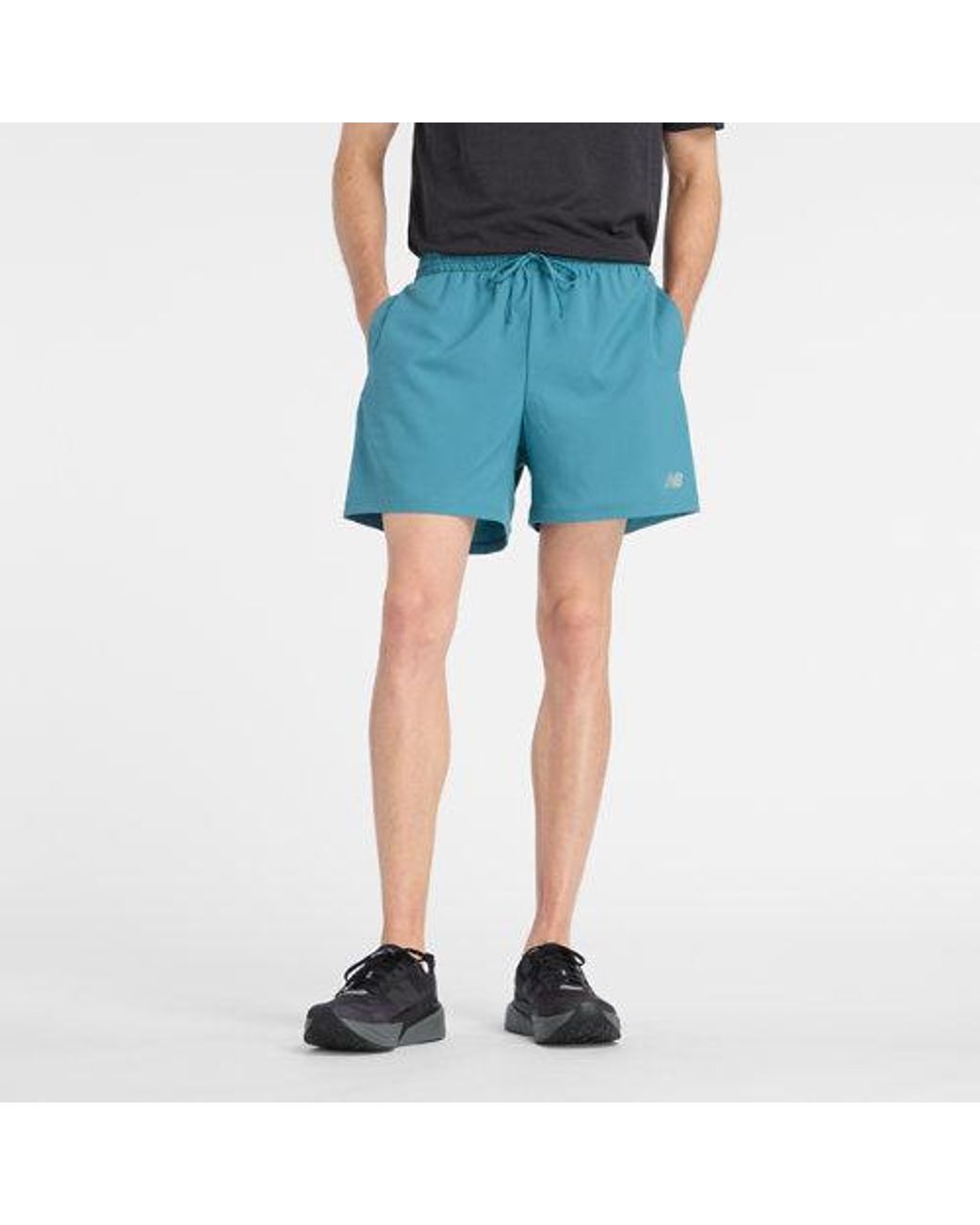 New Balance Blue Sport Essential Short 5" for men