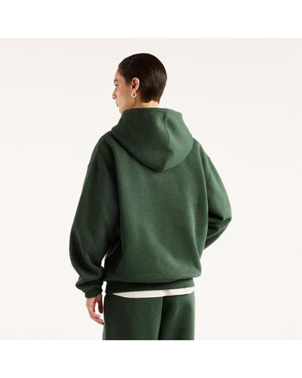 New Balance Green Trackside Fleece Hoodie