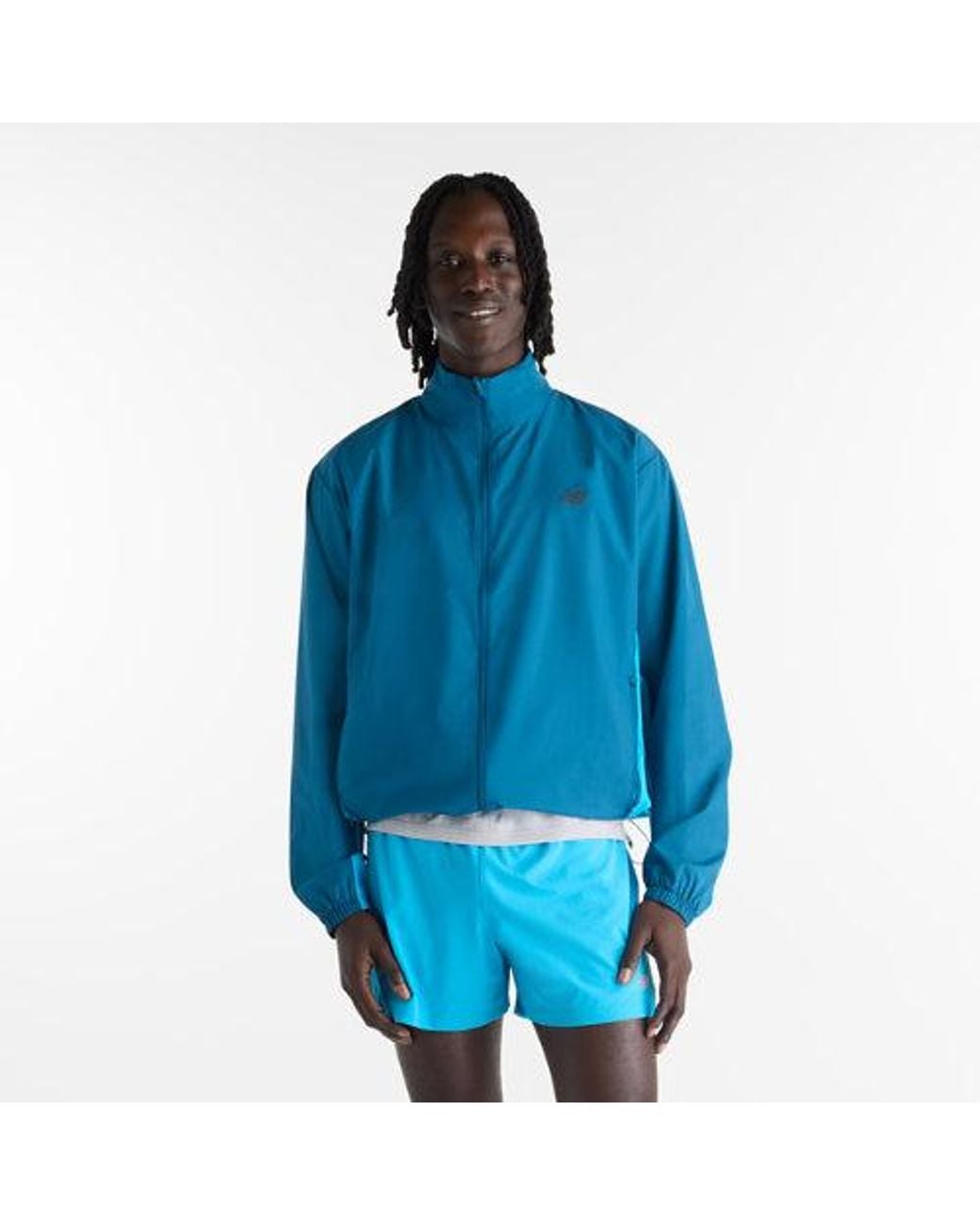 New Balance Fast Days Jacket in het Blue voor heren