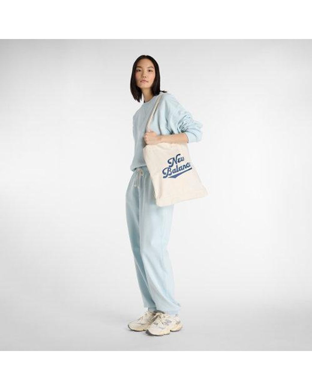 New Balance Blue Athletics French Terry Jogger