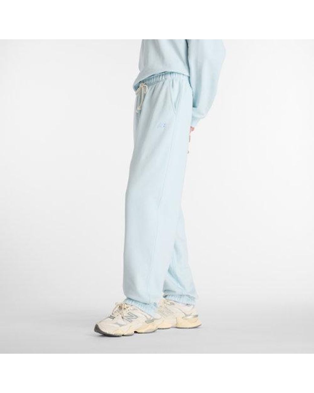 New Balance Blue Athletics French Terry Jogger