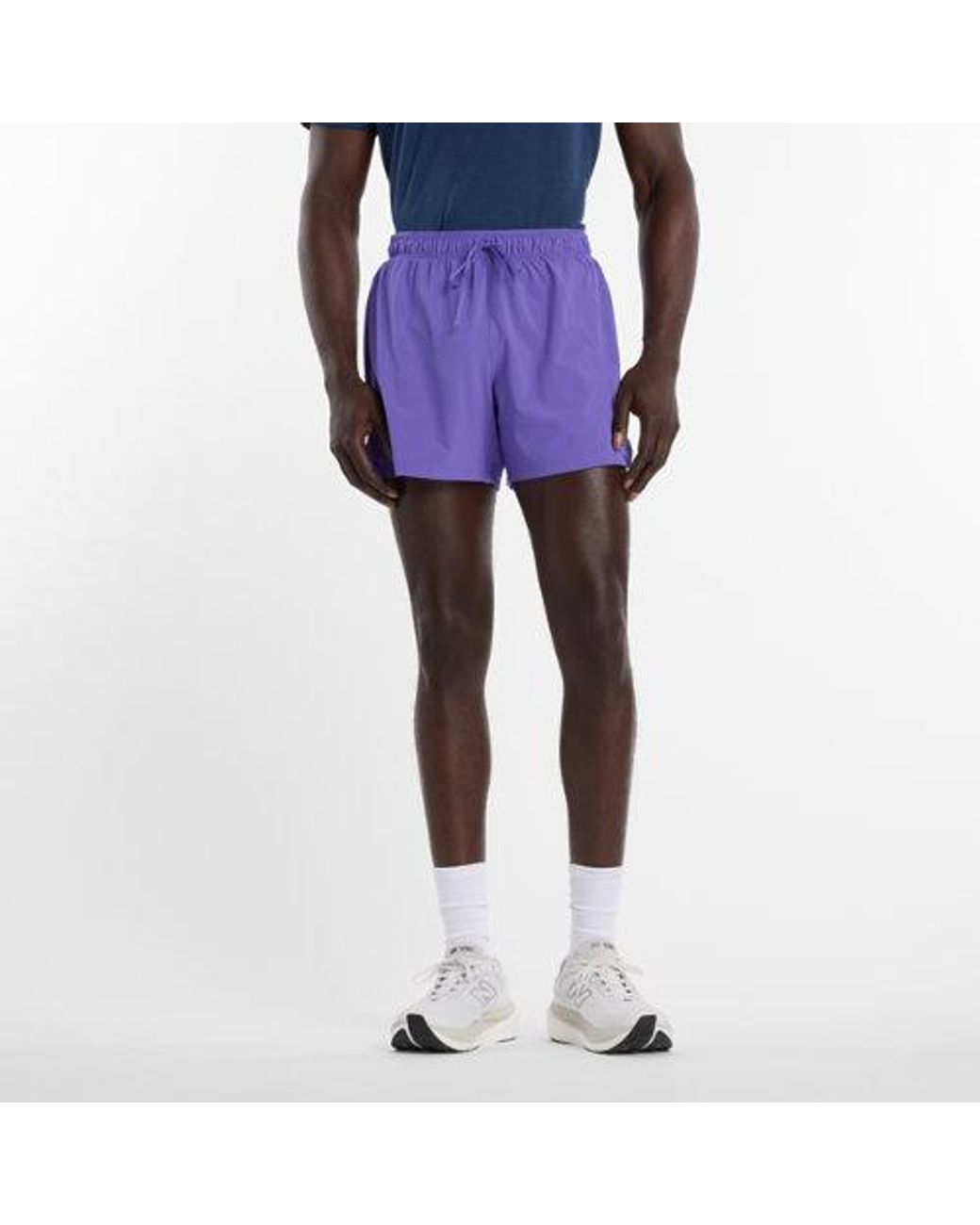 New Balance Purple Rc Short 5" for men