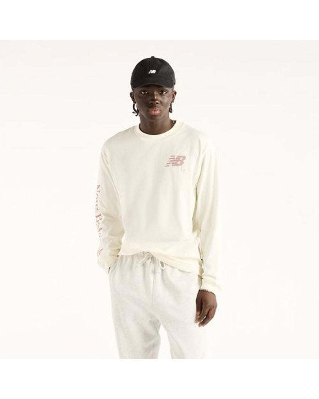 New Balance Natural Digitally Remastered Long Sleeve T-Shirt for men
