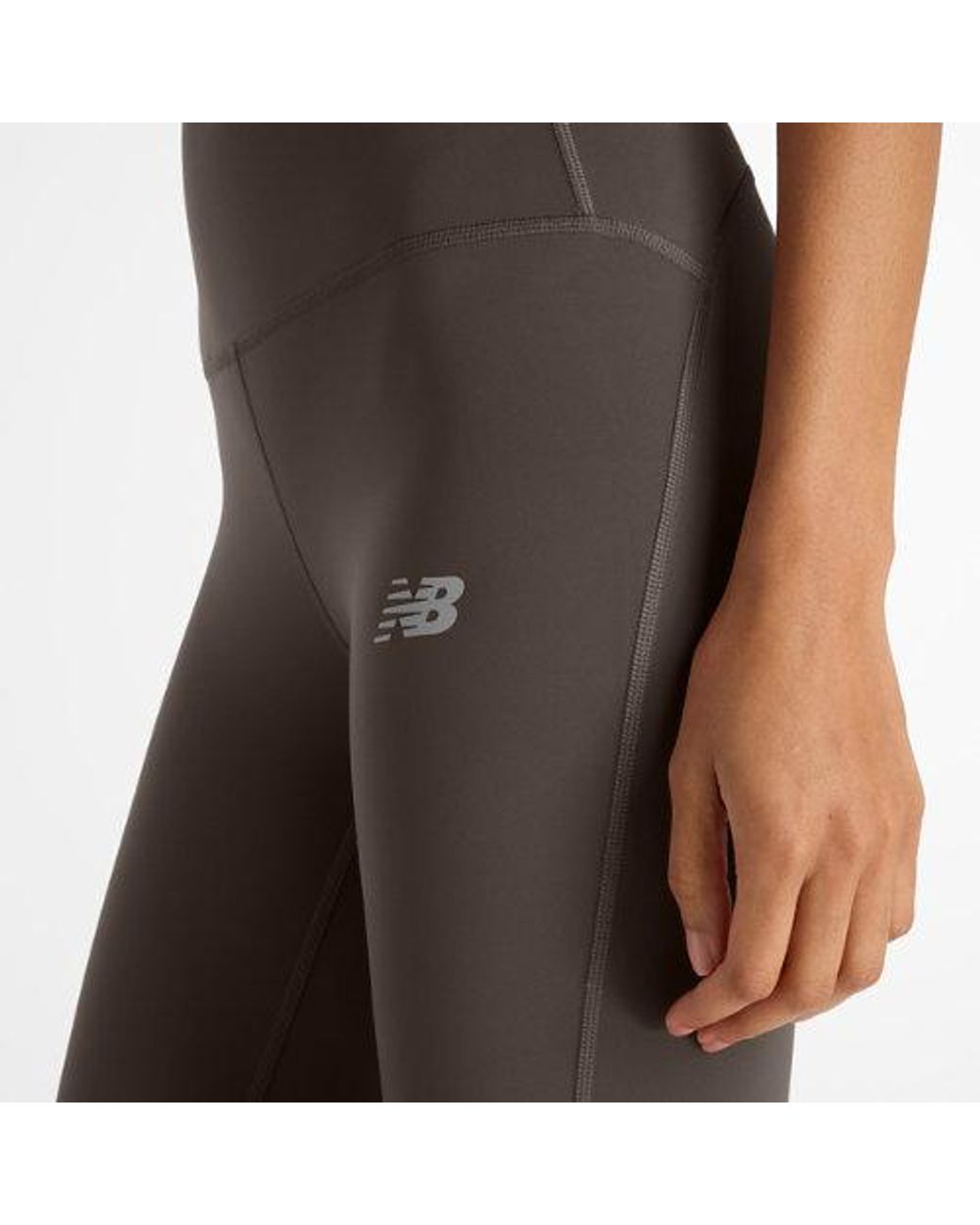 New Balance Gray Rc Legging 25"
