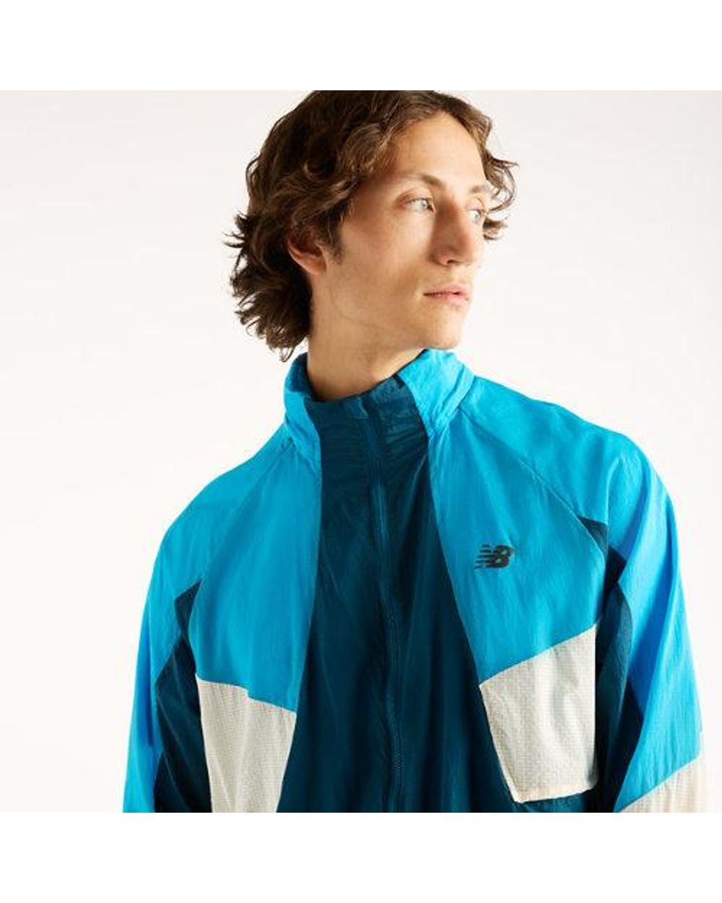 New Balance Blue Rc Jacket for men