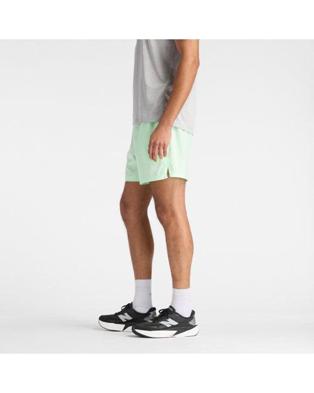 New Balance Green Sport Short 5" for men