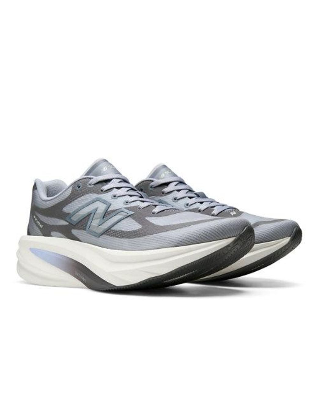 New Balance Gray Supercomp Rebel Running Shoes
